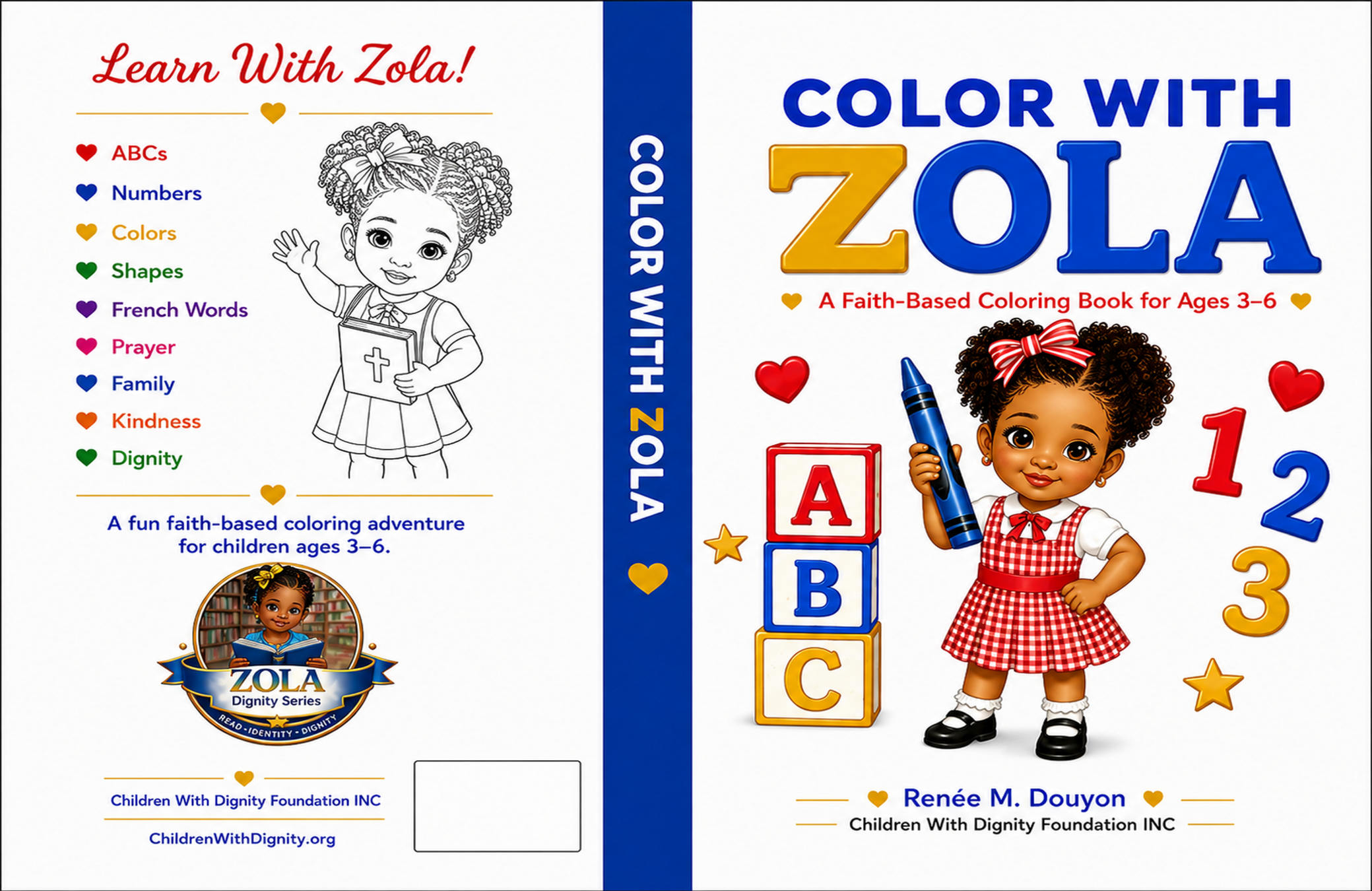 Color With Zola children’s book cover